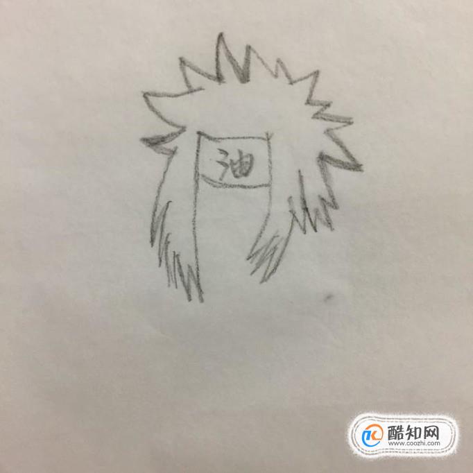 如何画自来也?火影忍者自来也简笔画