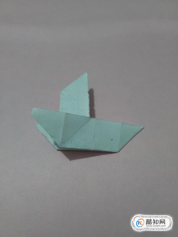 用正方形纸折纸船