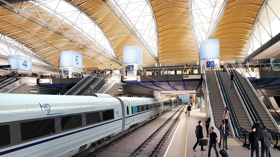 Changes to London Euston train station are among the proposals included as part of HS2 which could cost up to ￡104 billion