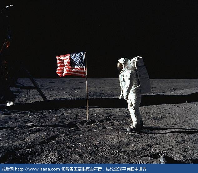 As space agencies and private companies once again turn their sights to the moon experts warn that the precious artifacts they bring back must be protected or risk setting a ‘dangerous precedent for potential moon scavengers.’ Buzz Aldrin is pictured on the moon in 1969