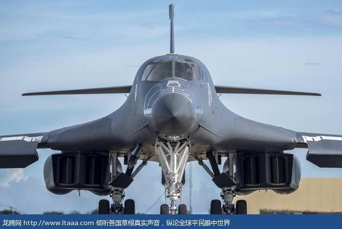 The exercise involved two US Air Force B-1B Lancer bombers flying from Andersen Air Force Base on Guam and two Japanese F-15 jet fighters