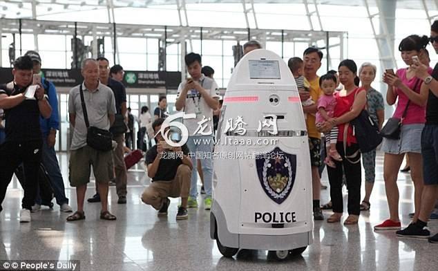 The Beijing trial comes shortly after slightly friendlier-looking robots called AnBots began patrolling the departure hall of terminal three at Shenzhen International Airport in southern China