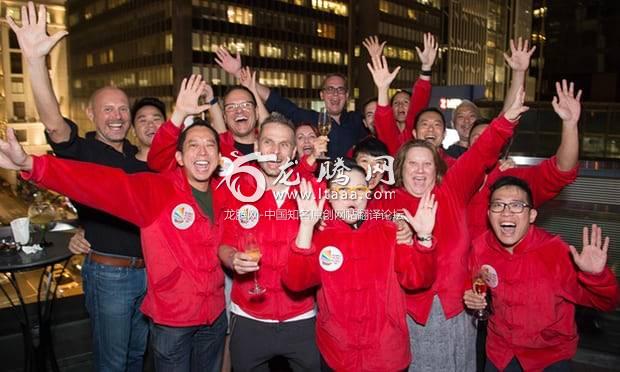 Delegates celebrate the success of Hong Kong in winning the bid to host the 2022 Gay Games.