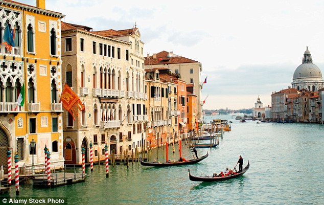 Original: The real Venice (above) in northern Italy is known for itst network of canals and numerous bridges