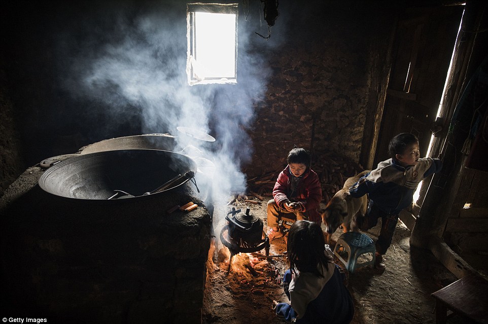 In some provinces including Anhui Henan and Sichuan 44 per cent of children live without their mother or father according to official figures