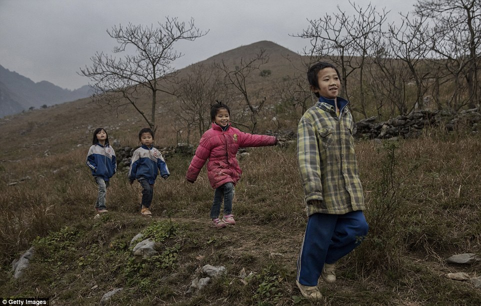 In some of the worst affected areas four out of 10 children are left behind by their parents in rural China