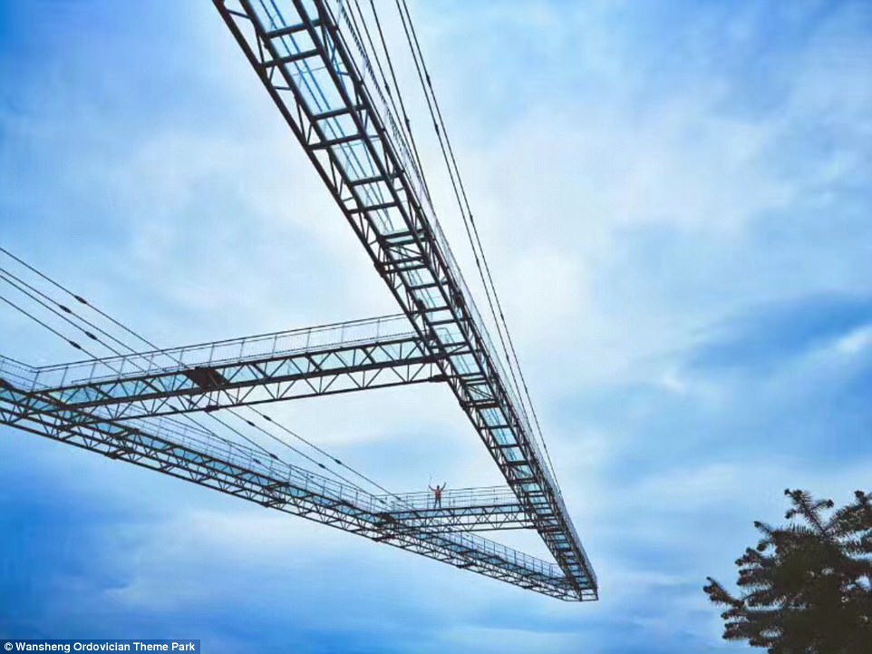 The Wansheng Ordovician Theme Park spent one year and around 40 million yuan (￡4.5 million) building the star attraction