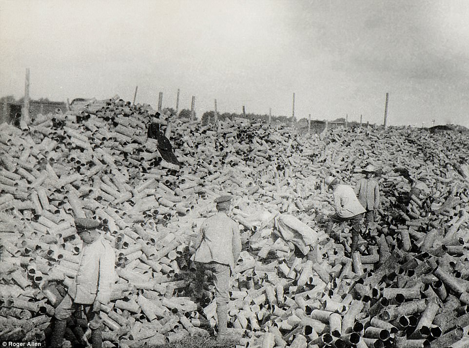 Chinese workers had to ensure 12 hour workdays six days a week with many remaining in France until 1921 to help clear up unexploded bombs from the battlefields 