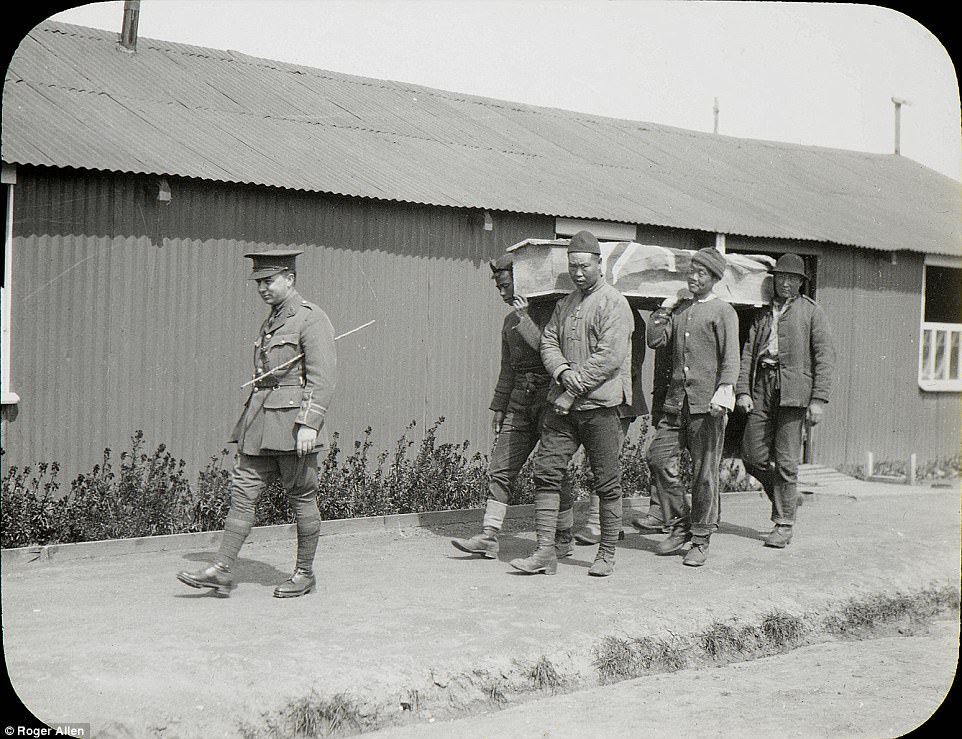 At least 2000 Chinese labourers lost their lives in France - many during the 1918 flu crisis - but unofficial estimates put the number at nearer 20000