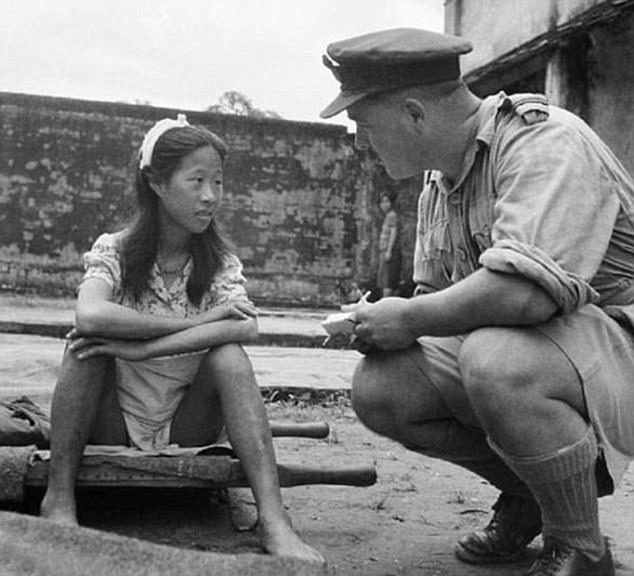 US and Chinese troops freed thousands of Koreans forced to become 'comfort women' for Japanese soldiers during WWII from 1944 onwards