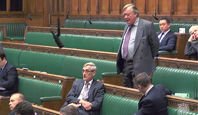 For perhaps 30 seconds Sir Desmond a popular and well-respected figure in the Commons looked to be out for the count