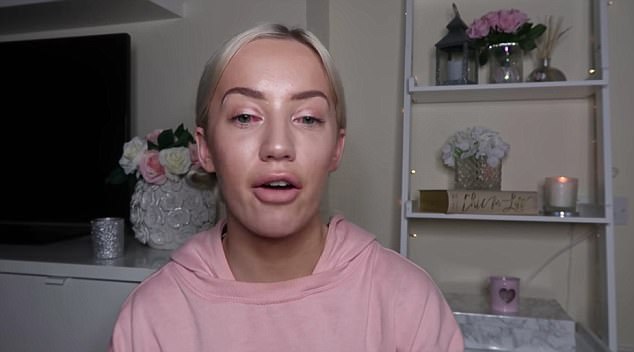 Ms Darby responded by posting a video on her YouTube channel with the title: 'i was exposed (SO embarrassing)'