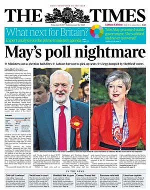 闹了个乌龙！英保守党未能获得多数席位