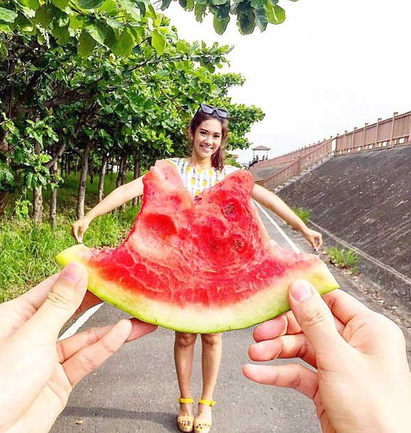 清凉一夏！魔性“西瓜裙”风靡社交网络