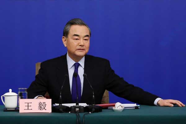 外交部部长王毅回答中外记者提问