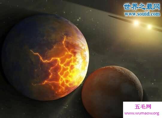 太阳系最大的行星，木星(体积是地球的1316倍)