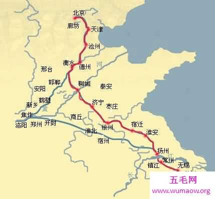 世界上最长的运河，京杭大运河1791km(250万人命修成)