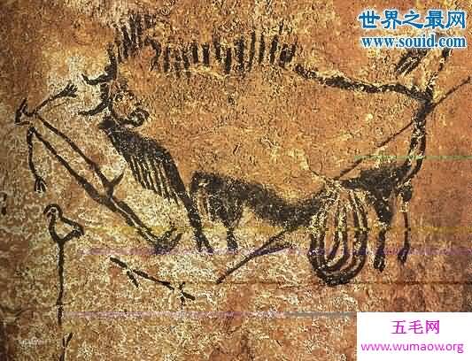 最古老的绘画形式，壁画(最早距今15000年)