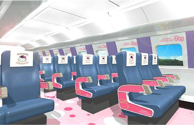少女心爆棚！日本Hello Kitty主题新干线粉嫩出发