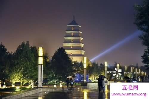 法门寺，中国的历史性建筑，雄伟壮丽