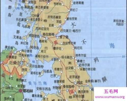 英国地图，让我们来通过英语地图来了解英国吧