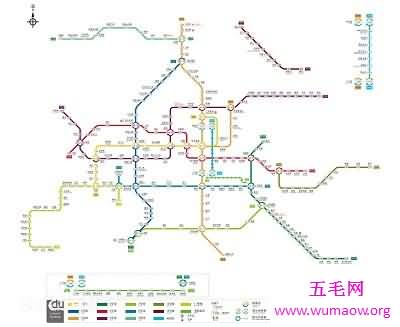 一幅广州地铁图带你游遍广州