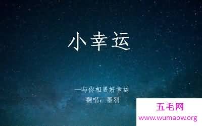 每个人都要学的，小幸运吉他谱