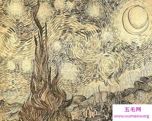 最广袤深邃的艺术天才作品——梵高《星空》