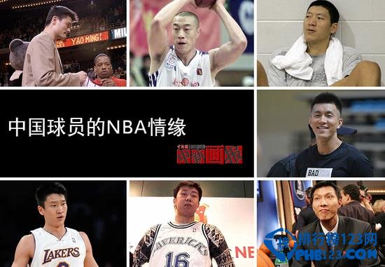 中国进入nba的球员