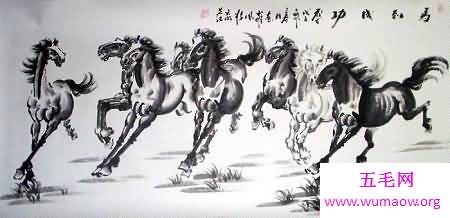 画龙画虎难画骨——徐悲鸿八骏图