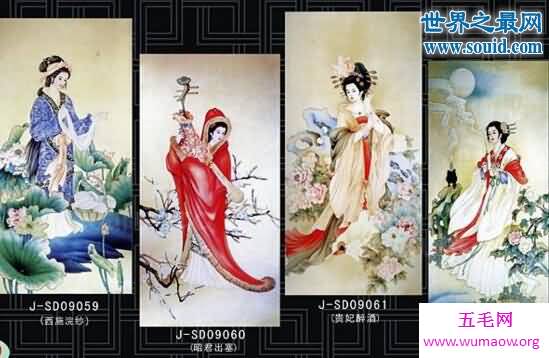 古代四大美女复原图，四大美女腐尸图大揭秘