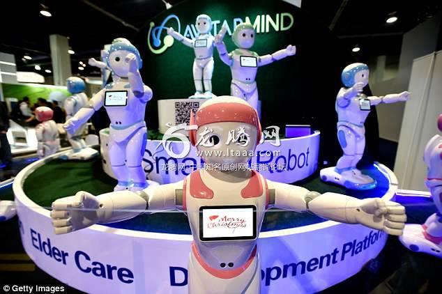 The ￡1050 ($1400) 'iPal' speaks two languages gives maths lessons tells jokes and interacts with children through a tablet screen in its chest. The robot was among a slew of new tech unveiled at the Consumer Electronics Show (CES) Asia in Shanghai this week (pictured)