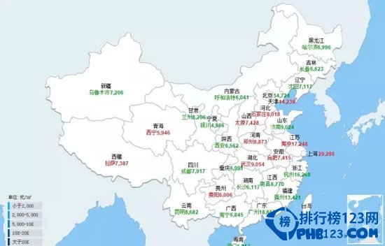 2015年1月全国百城住宅房价排行榜 温州第八