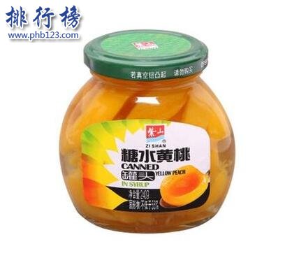 什么牌子的黄桃罐头好吃？黄桃罐头品牌排行榜