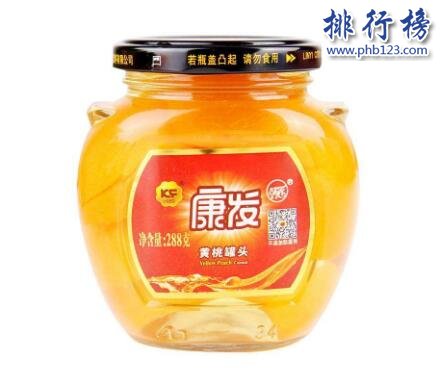 什么牌子的黄桃罐头好吃？黄桃罐头品牌排行榜