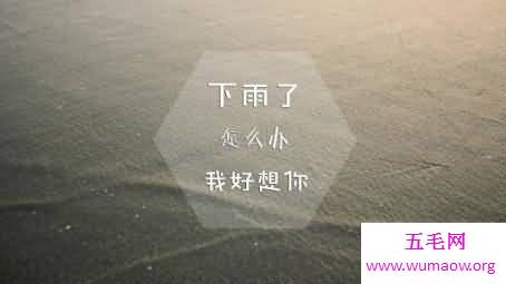 想你的句子：对你的想念不仅仅是几个字就能表述的清的