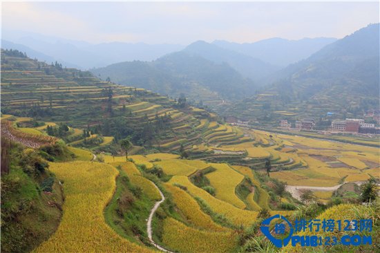 黔东南州雷山县西江后梯田