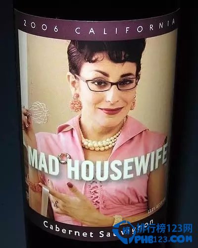 世界十大最奇特葡萄酒品牌：疯狂主妇Mad Housewife