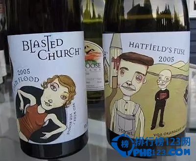 世界十大最奇特葡萄酒品牌：被轰炸的教堂Blasted Church