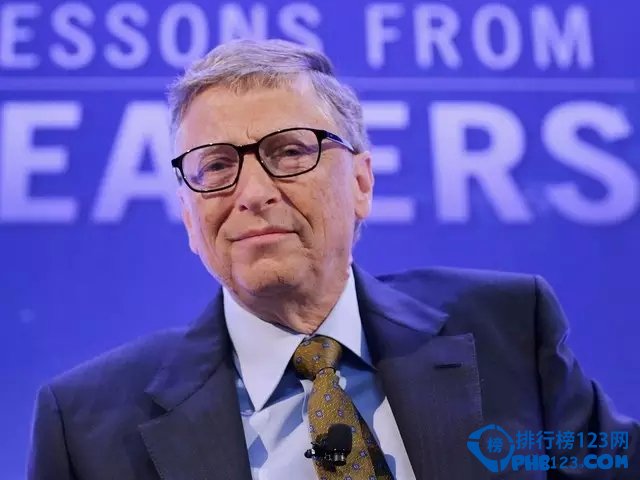 全球十大科技富豪榜 第1名：盖茨（Bill Gates）