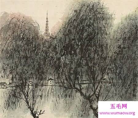 一位90后的小画家傅抱石 它的画可以卖到上万元