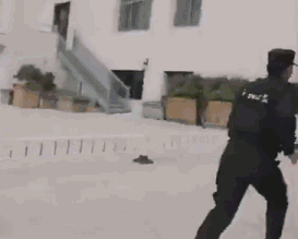 面对持刀歹徒，中国警察教的这个动作火了！老外也纷纷点赞