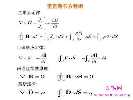 麦克斯韦方程组带你去认识这么一个方程组让你有不一样的认识