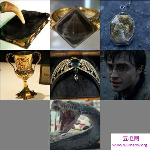 哈利波特中伏地魔的七个魂器是什么