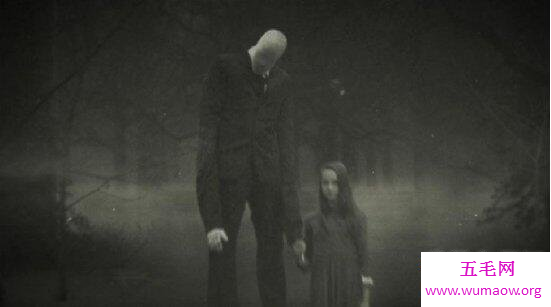 瘦长鬼影slender man，都市传说专杀小孩的人形章鱼