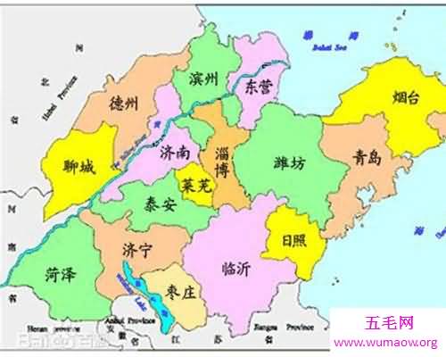 山东省地图的历史改革