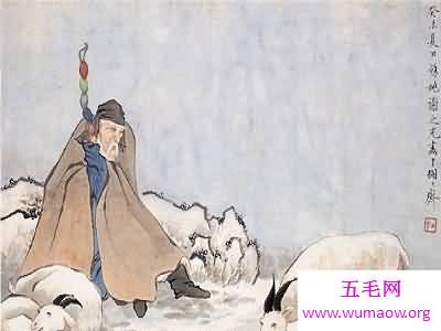 “手持汉朝符节，一心归汉”苏武牧羊，尽显英雄本色