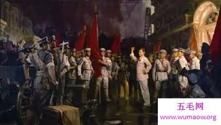 打响武装反抗国民党的第一枪的南昌起义，我国抗战的转折点