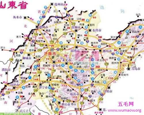 山东省地图的历史改革