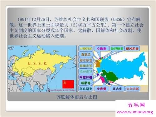 苏联解体时间介绍 苏联解体对中国的影响